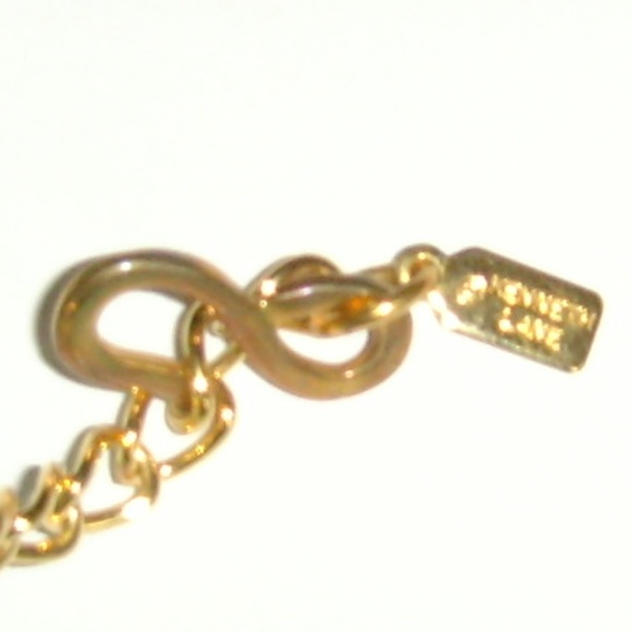 Kenneth Jay Lane Clear Lucite and Gold-Tone Chain Link Style Necklace - Picture 10 of 10